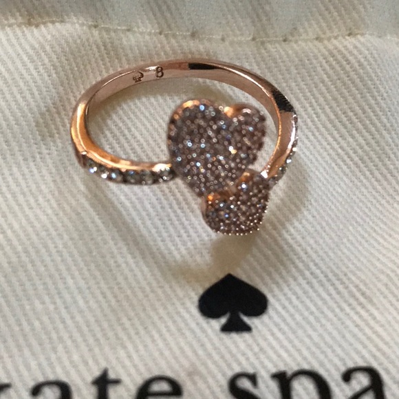 NWOT ♠️Kate Spade Truly yours heart ring ♠️ - Picture 2 of 3